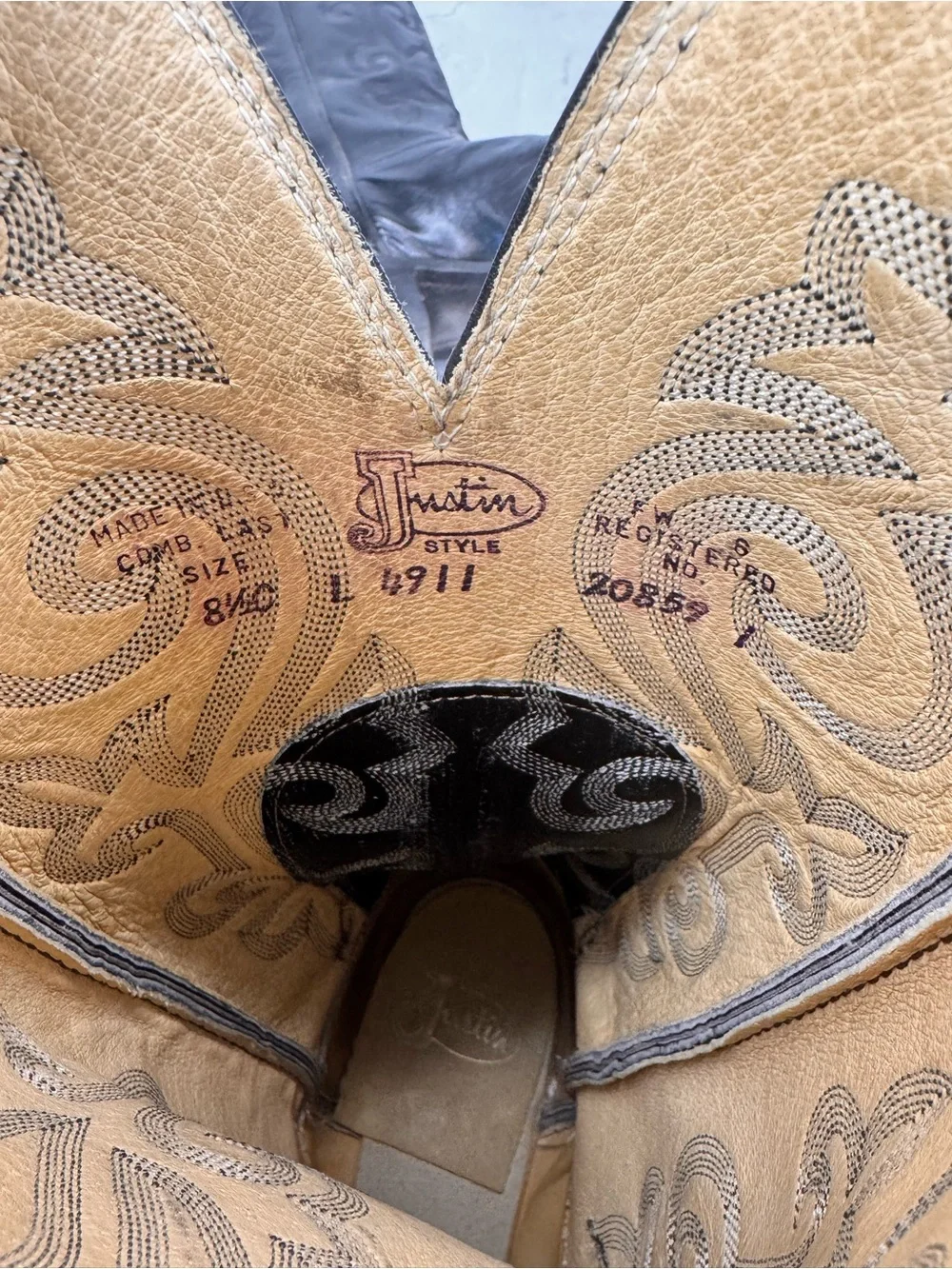 Justin Boots size men